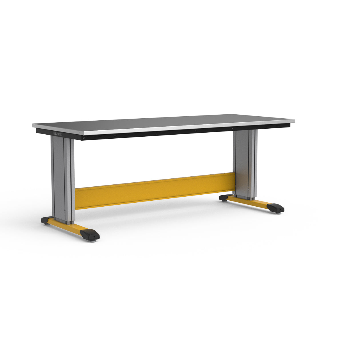 Adjustable Height Workbench - Stainless Steel Top
