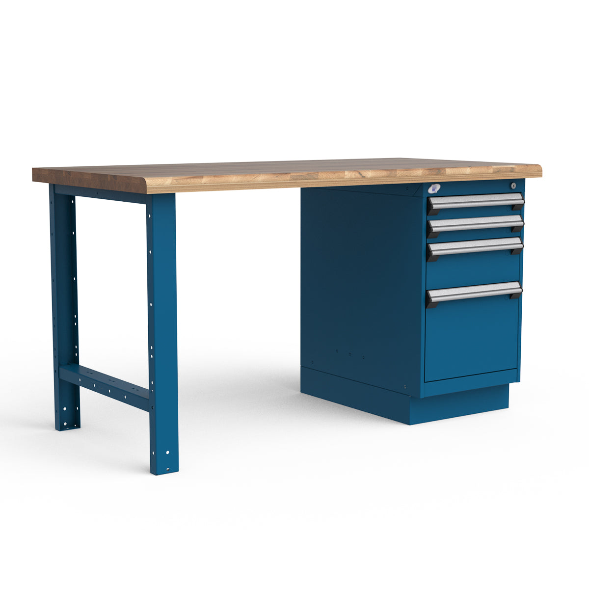 Stationary Workbench - 60"W x 30"D x 34"H - Laminated Wood Top