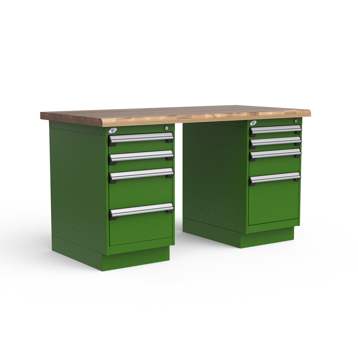 Stationary Workbench - 60"W x 30"D x 34"H - Laminated Wood Top