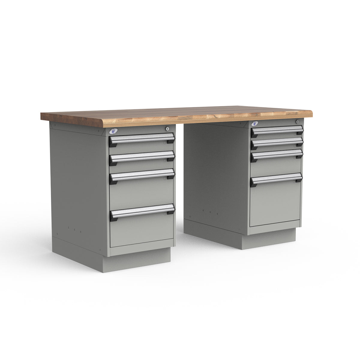 Stationary Workbench - 60"W x 30"D x 34"H - Laminated Wood Top