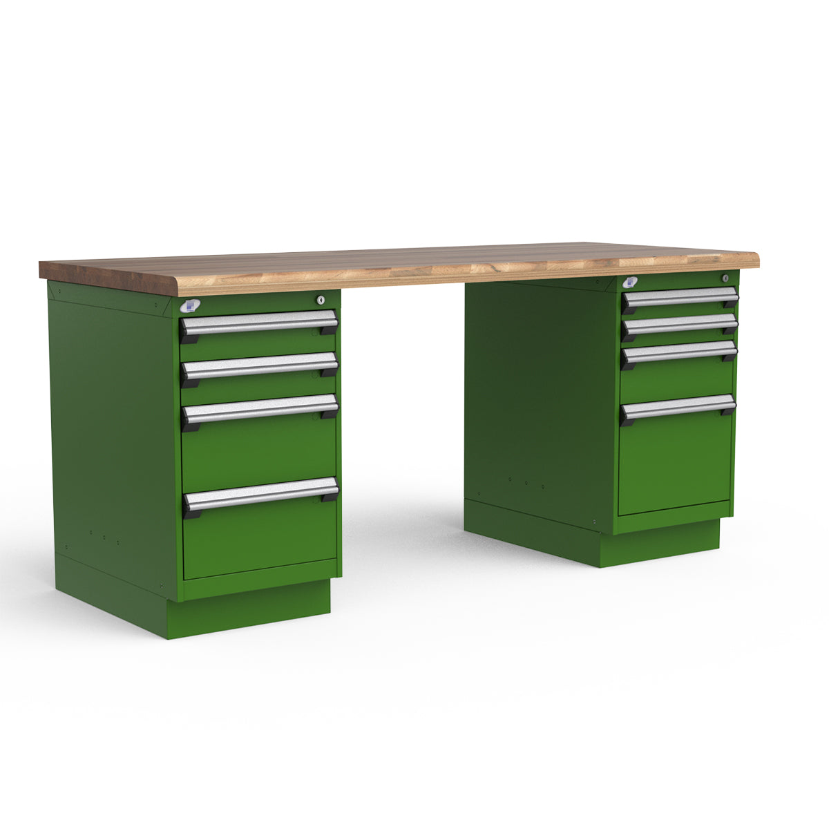 Stationary Workbench - 72"W x 30"D x 34"H - Laminated Wood Top
