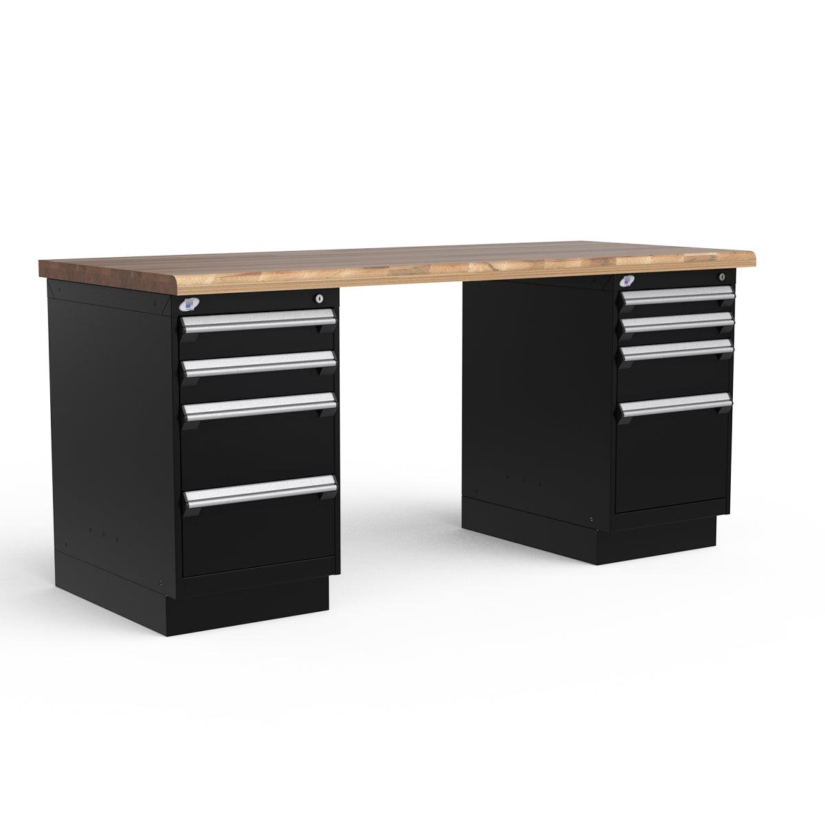 Stationary Workbench - 72"W x 30"D x 34"H - Laminated Wood Top