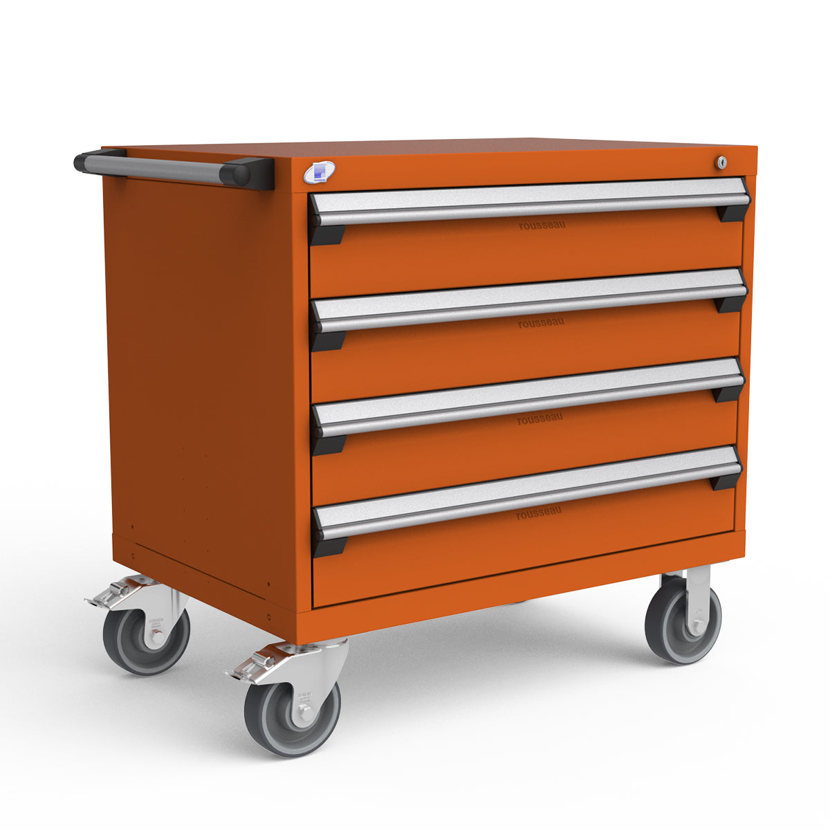 Mobile Modular Drawer Cabinets – 36"W x 24"D x 35"H – 4 drawers