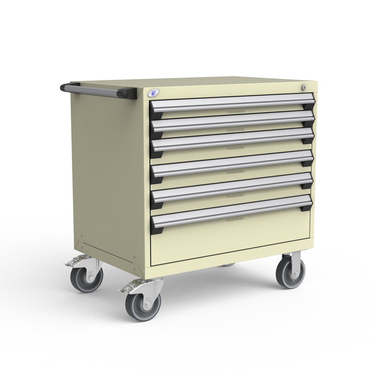 Mobile Modular Drawer Cabinets – 36"W x 24"D x 37"H – 6 drawers