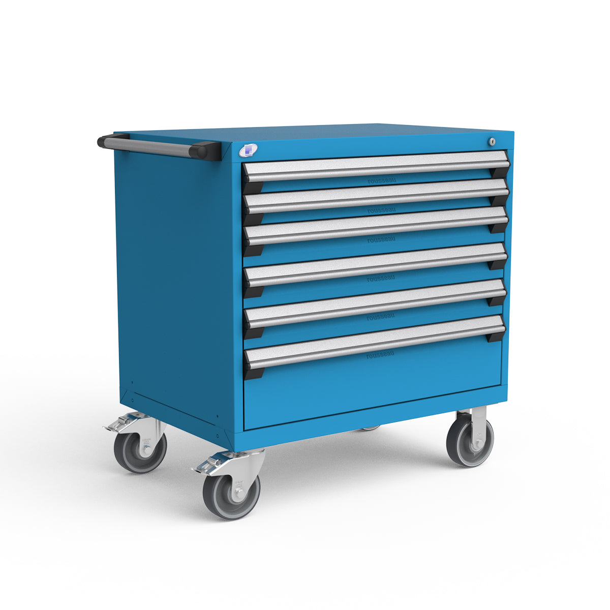Mobile Modular Drawer Cabinets – 36"W x 24"D x 37"H – 6 drawers