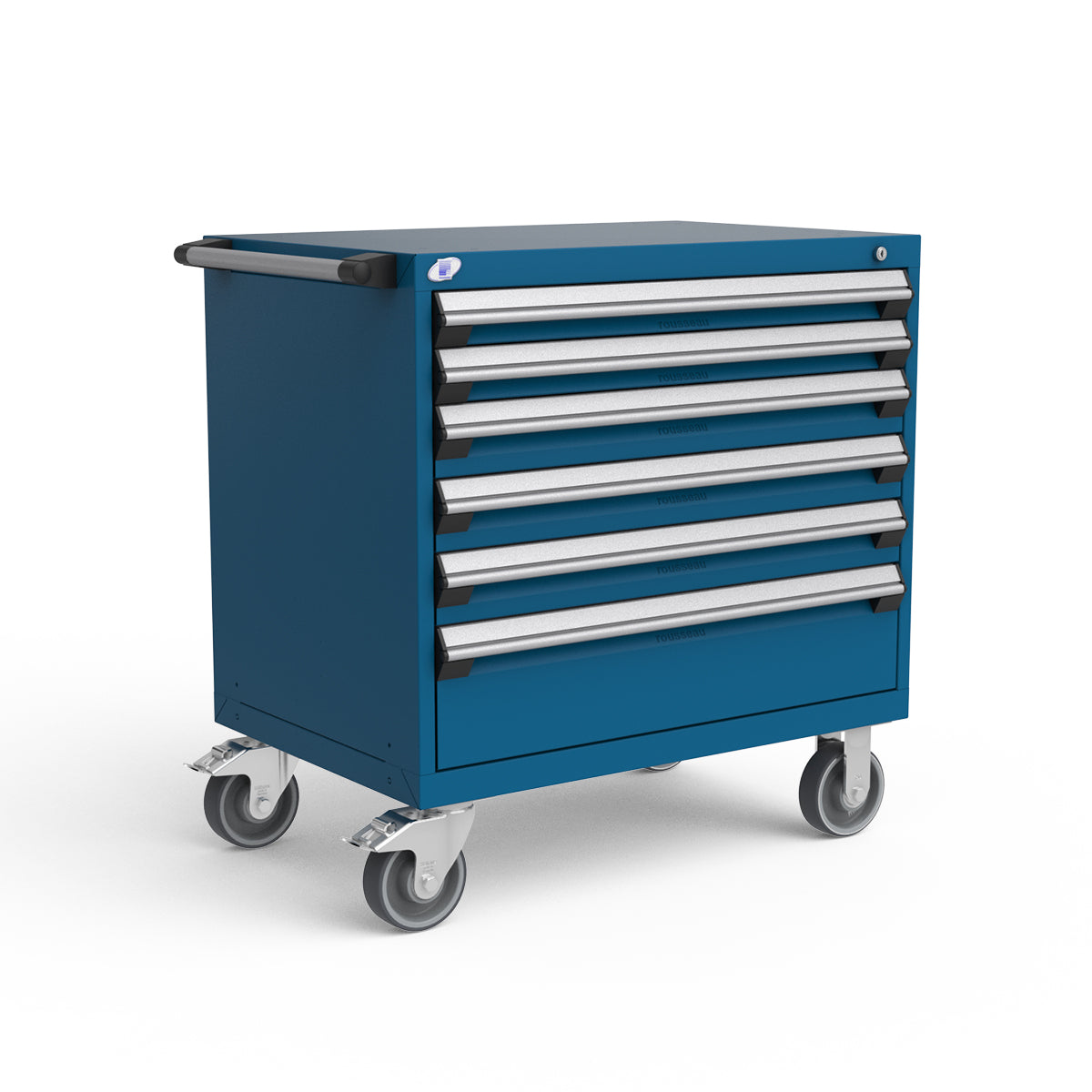Mobile Modular Drawer Cabinets – 36"W x 24"D x 37"H – 6 drawers
