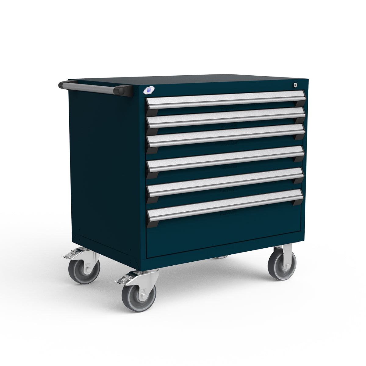 Mobile Modular Drawer Cabinets – 36"W x 24"D x 37"H – 6 drawers