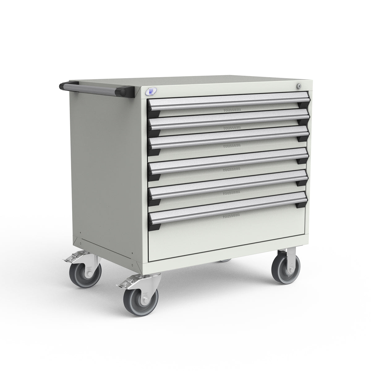 Mobile Modular Drawer Cabinets – 36"W x 24"D x 37"H – 6 drawers