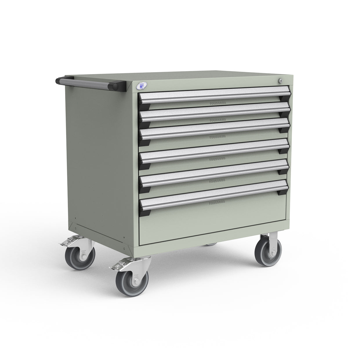 Mobile Modular Drawer Cabinets – 36"W x 24"D x 37"H – 6 drawers