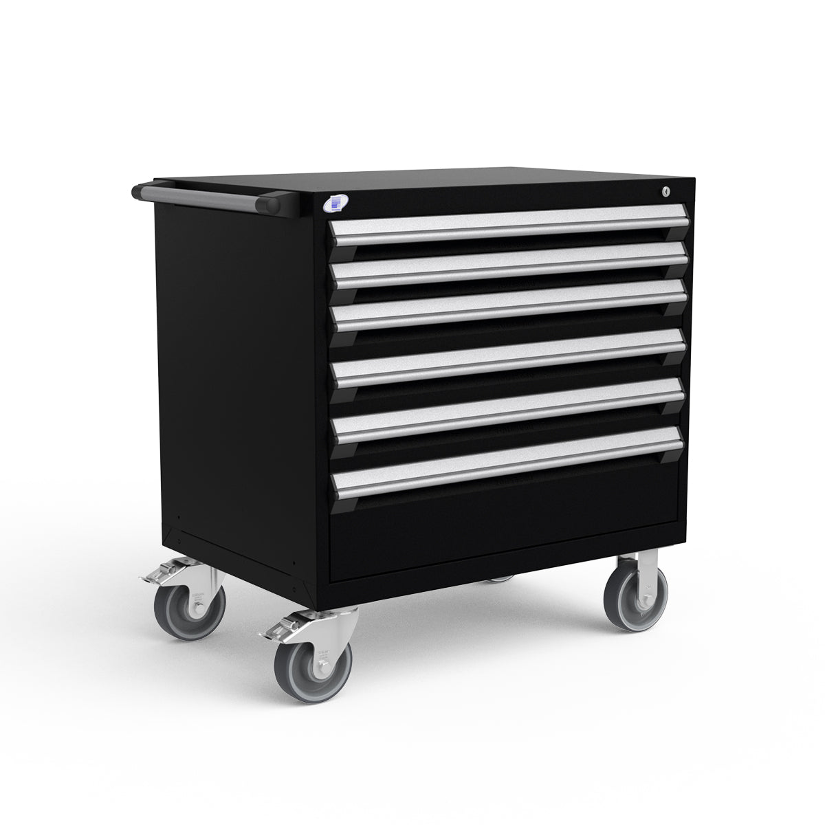 Mobile Modular Drawer Cabinets – 36"W x 24"D x 37"H – 6 drawers