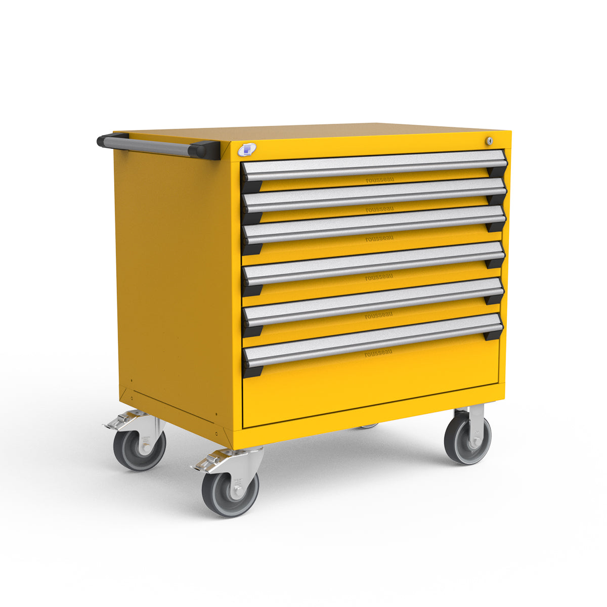 Mobile Modular Drawer Cabinets – 36"W x 24"D x 37"H – 6 drawers