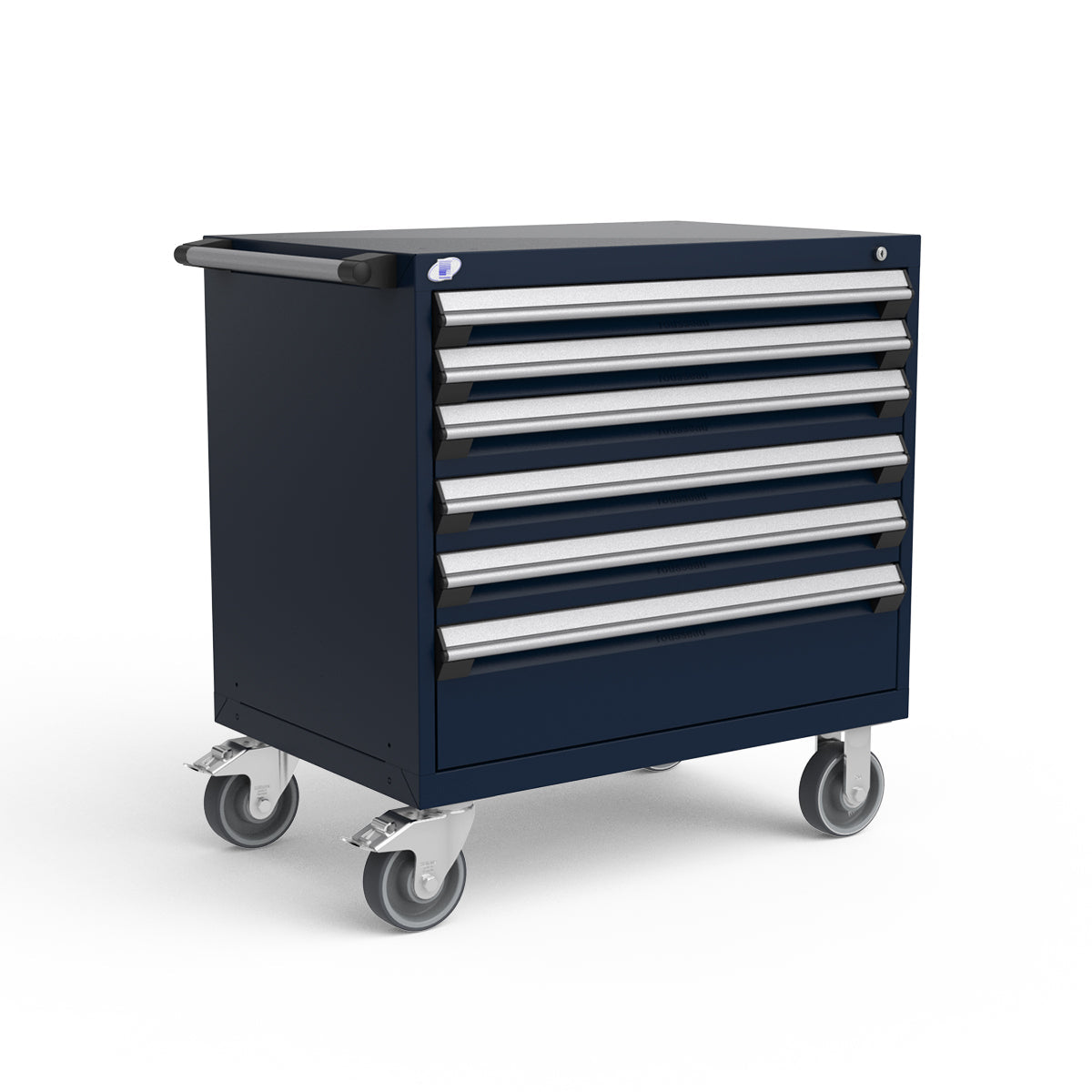 Mobile Modular Drawer Cabinets – 36"W x 24"D x 37"H – 6 drawers