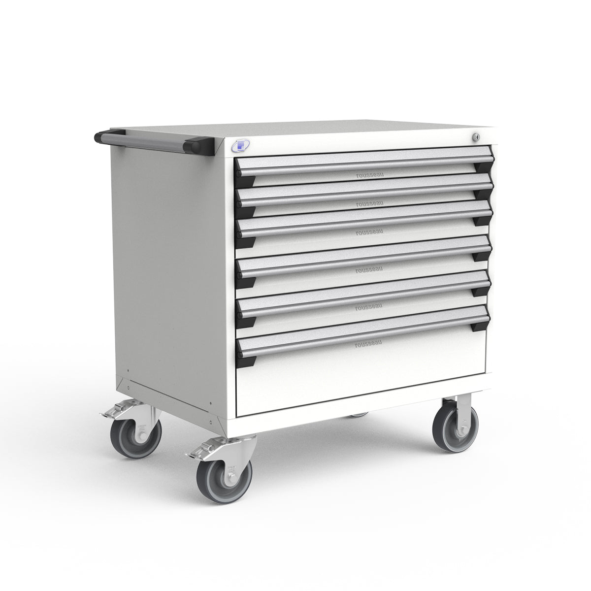 Mobile Modular Drawer Cabinets – 36"W x 24"D x 37"H – 6 drawers