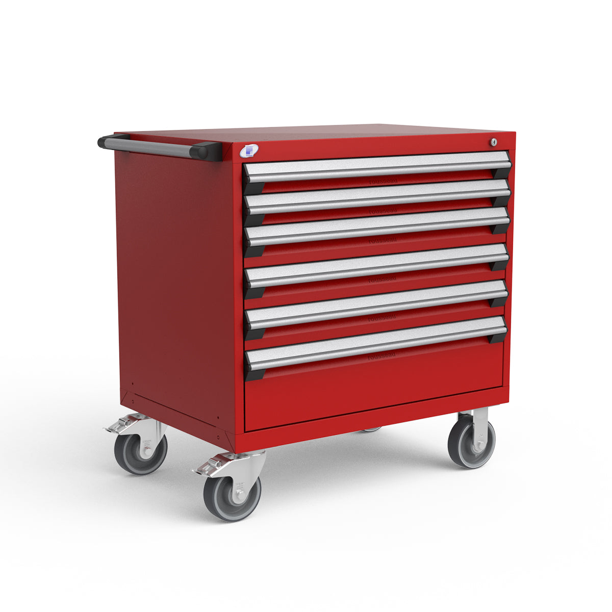 Mobile Modular Drawer Cabinets – 36"W x 24"D x 37"H – 6 drawers