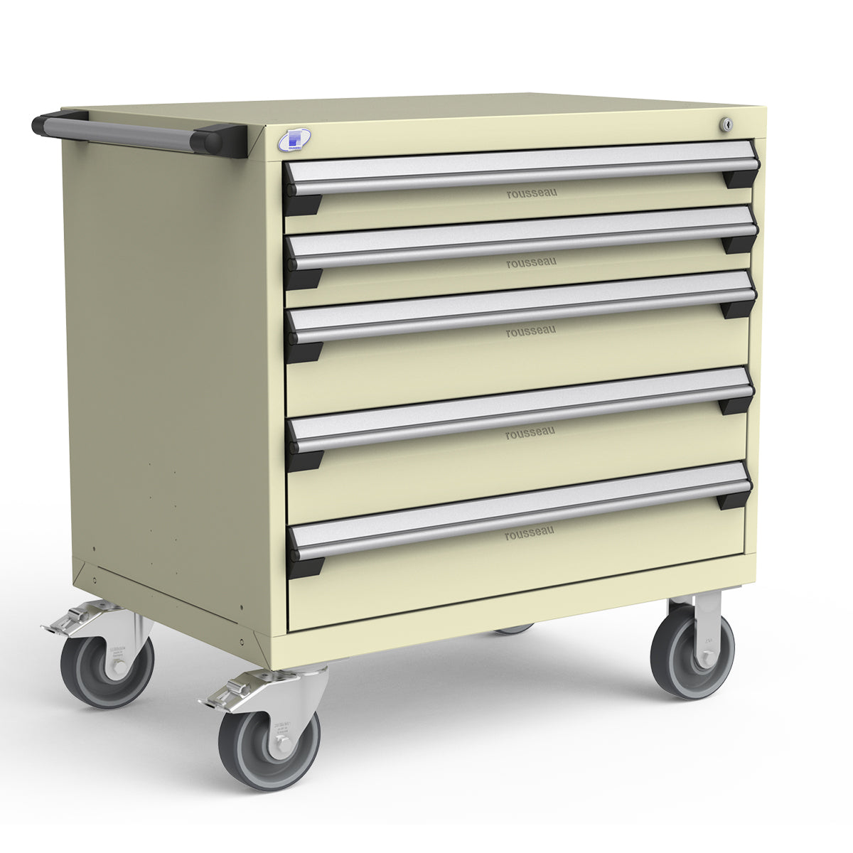Mobile Modular Drawer Cabinets – 36"W x 24"D x 37"H – 5 drawers