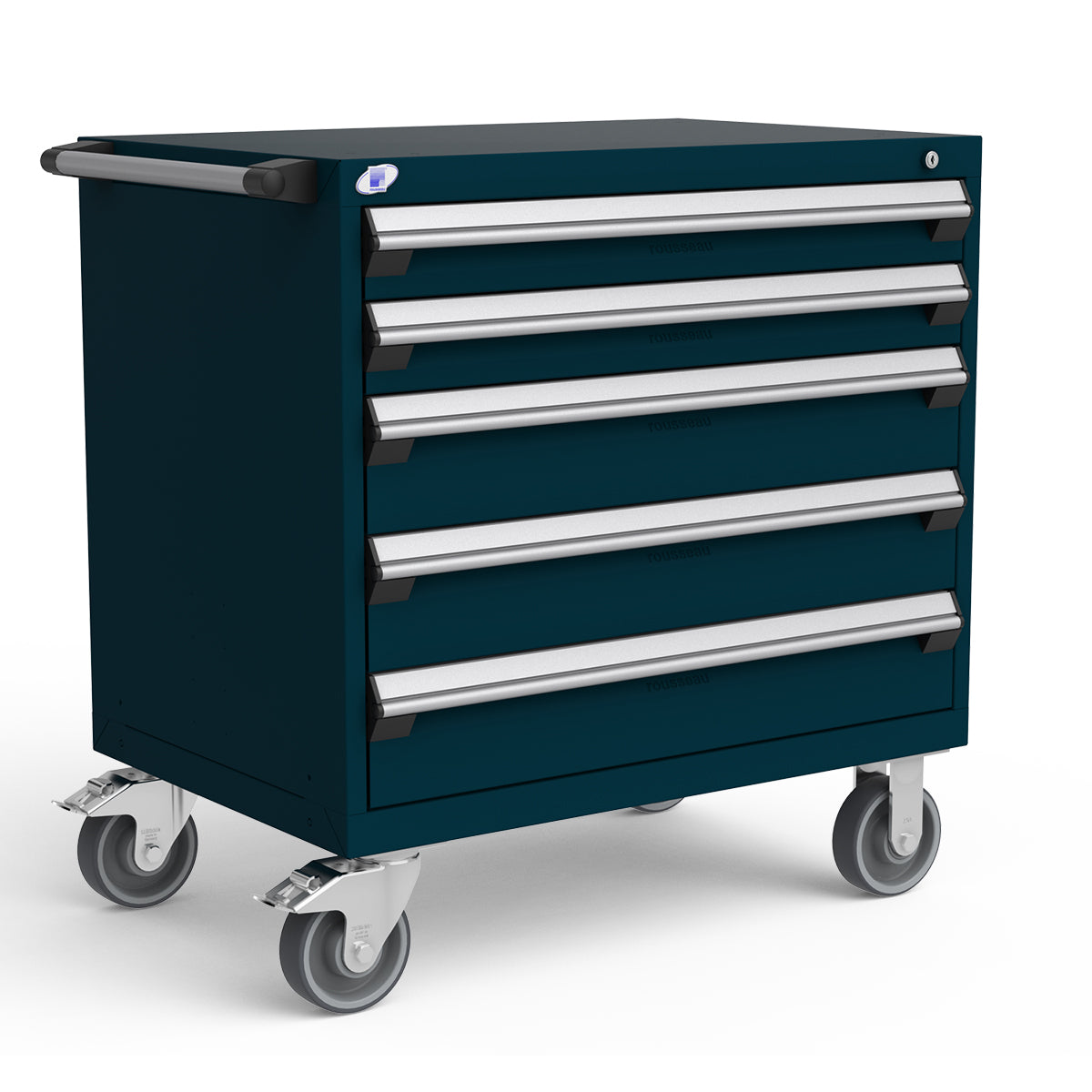 Mobile Modular Drawer Cabinets – 36"W x 24"D x 37"H – 5 drawers