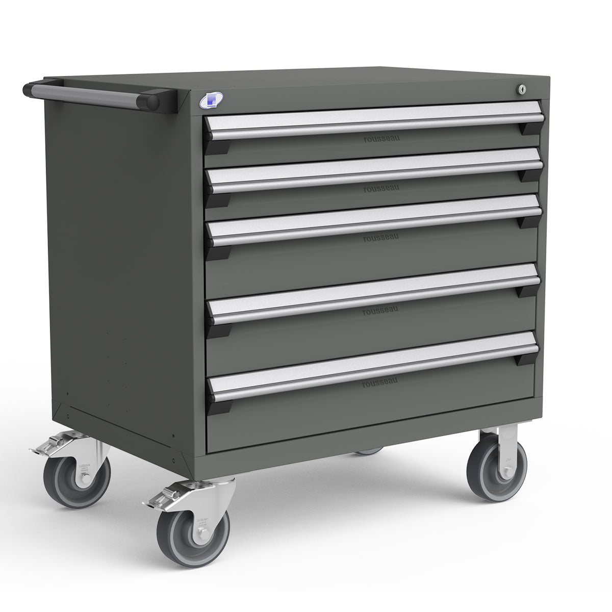 Mobile Modular Drawer Cabinets – 36"W x 24"D x 37"H – 5 drawers