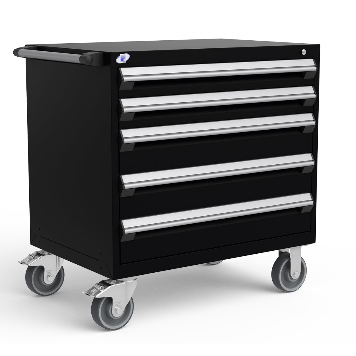 Mobile Modular Drawer Cabinets – 36"W x 24"D x 37"H – 5 drawers