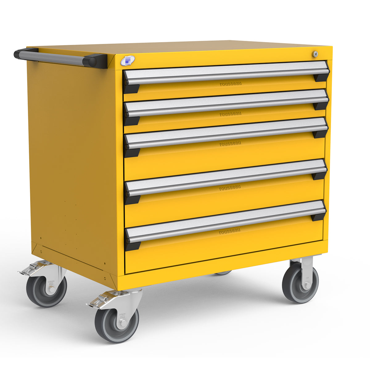 Mobile Modular Drawer Cabinets – 36"W x 24"D x 37"H – 5 drawers