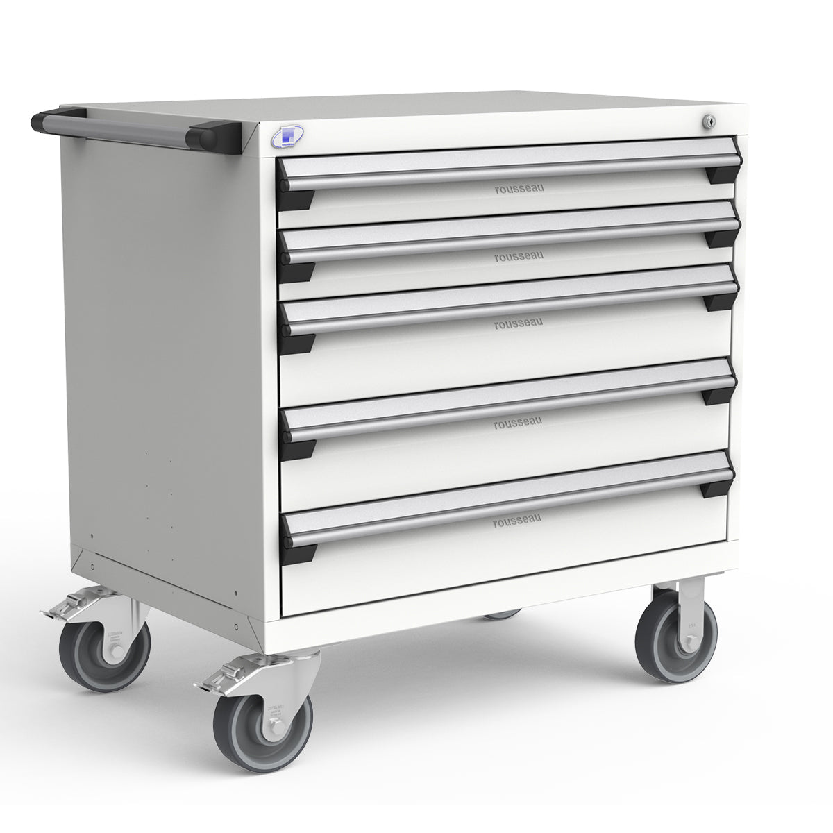 Mobile Modular Drawer Cabinets – 36"W x 24"D x 37"H – 5 drawers