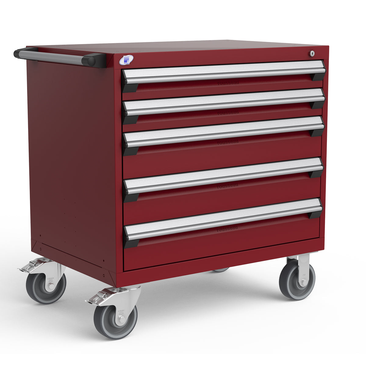 Mobile Modular Drawer Cabinets – 36"W x 24"D x 37"H – 5 drawers