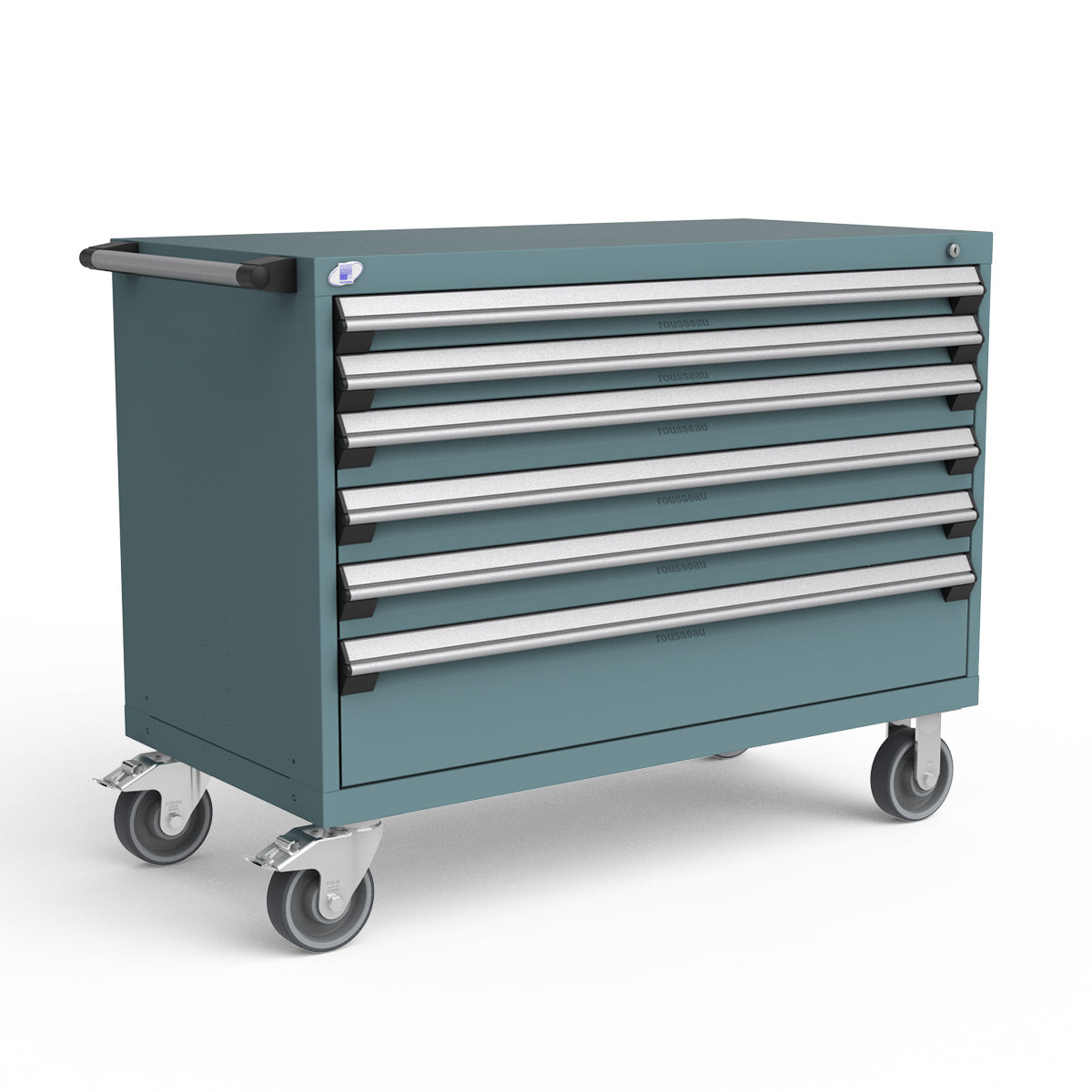 Mobile Modular Drawer Cabinets – 48"W x 24"D x 37"H – 6 drawers