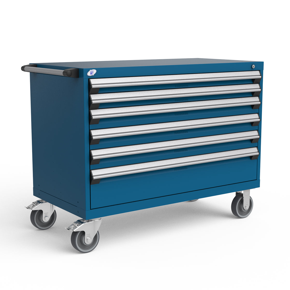 Mobile Modular Drawer Cabinets – 48"W x 24"D x 37"H – 6 drawers