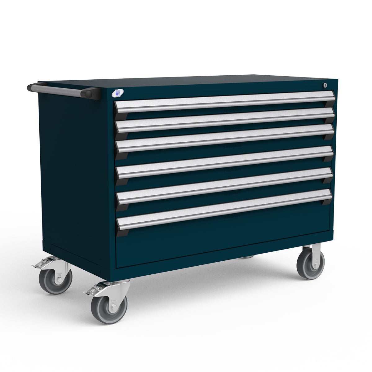 Mobile Modular Drawer Cabinets – 48"W x 24"D x 37"H – 6 drawers