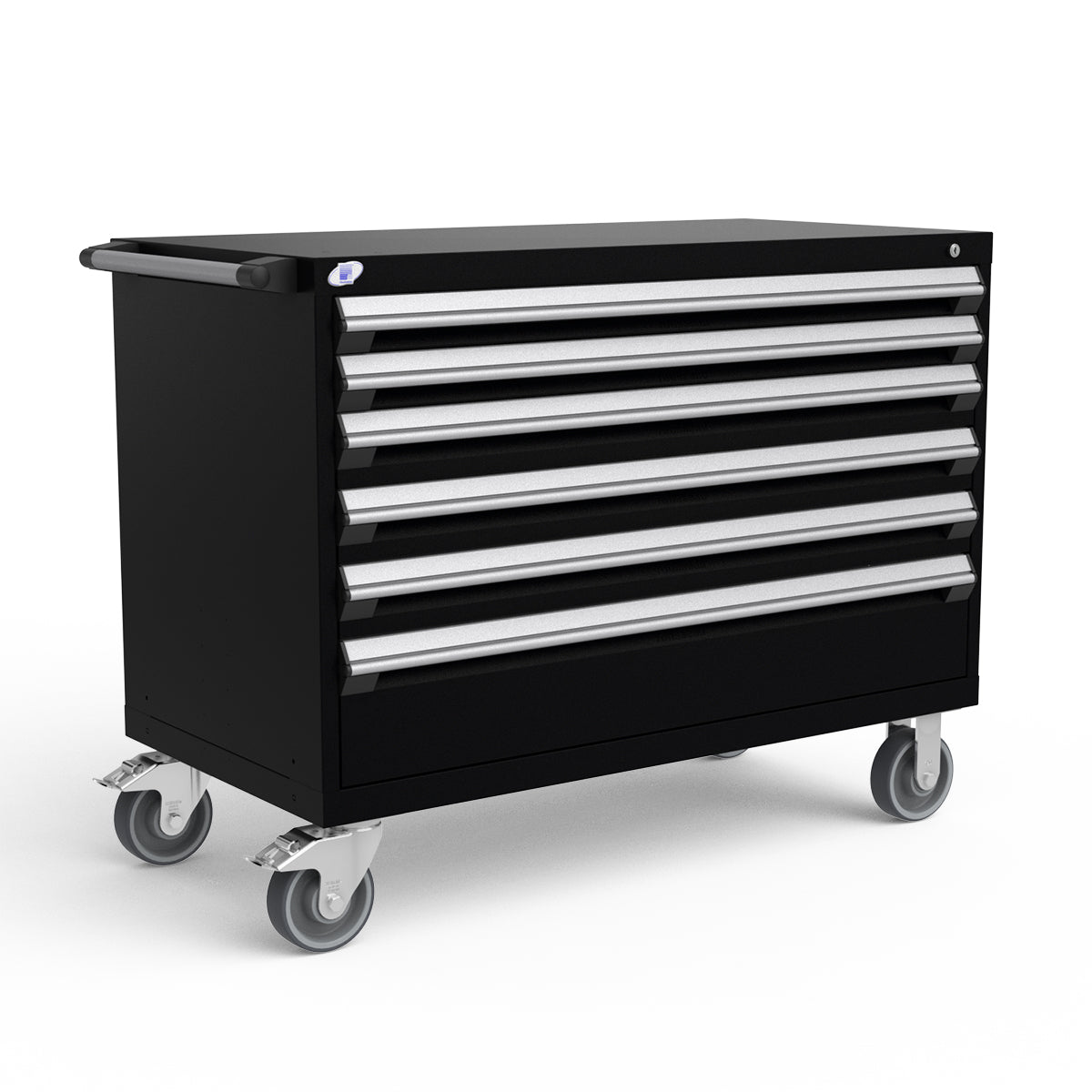 Mobile Modular Drawer Cabinets – 48"W x 24"D x 37"H – 6 drawers