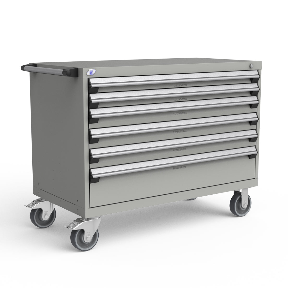 Mobile Modular Drawer Cabinets – 48"W x 24"D x 37"H – 6 drawers