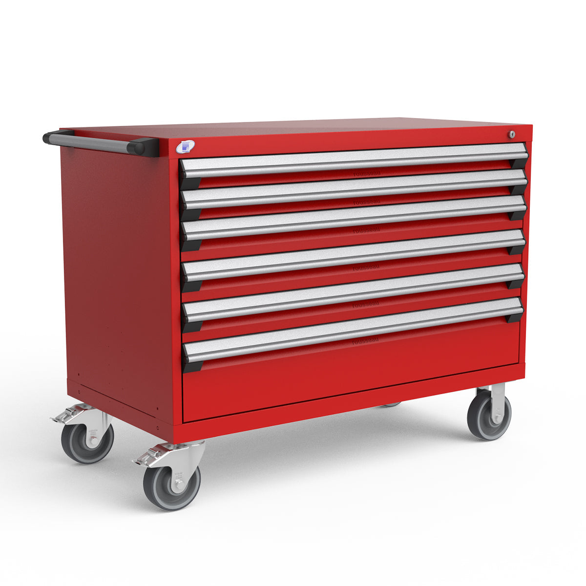 Mobile Modular Drawer Cabinets – 48"W x 24"D x 37"H – 6 drawers