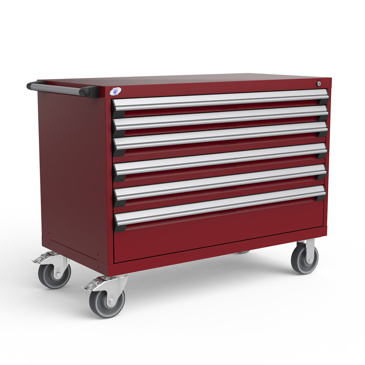Mobile Modular Drawer Cabinets – 48"W x 24"D x 37"H – 6 drawers