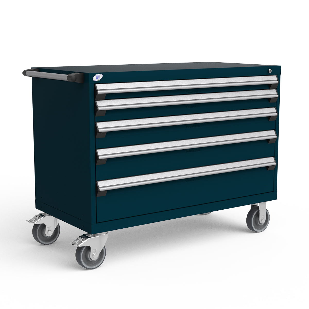 Mobile Modular Drawer Cabinets – 48"W x 24"D x 37"H – 5 drawers