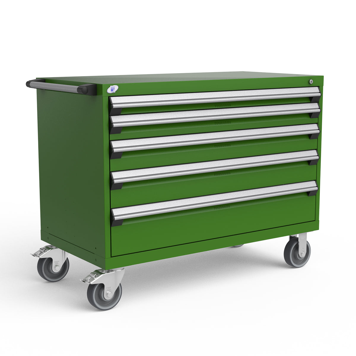 Mobile Modular Drawer Cabinets – 48"W x 24"D x 37"H – 5 drawers