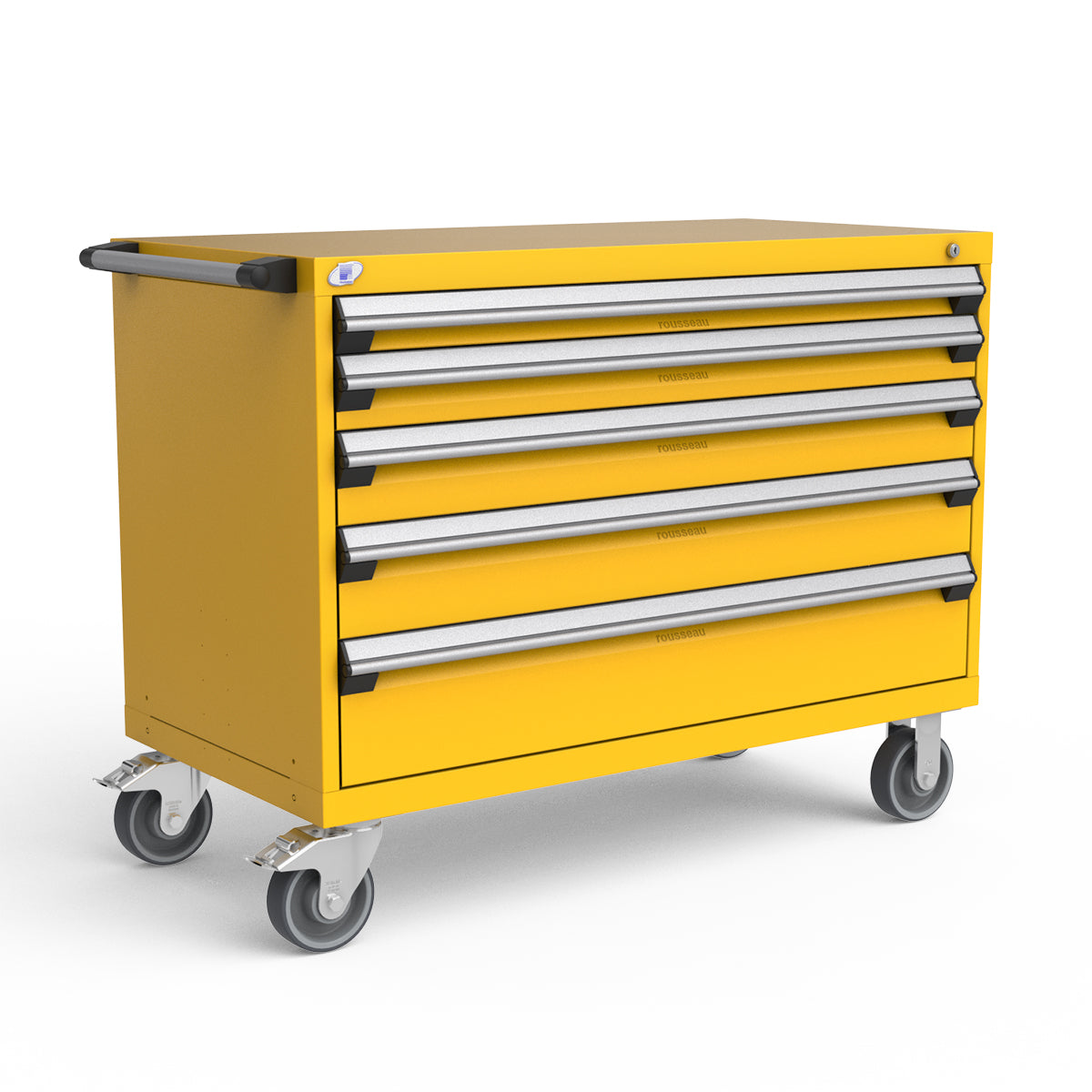Mobile Modular Drawer Cabinets – 48"W x 24"D x 37"H – 5 drawers