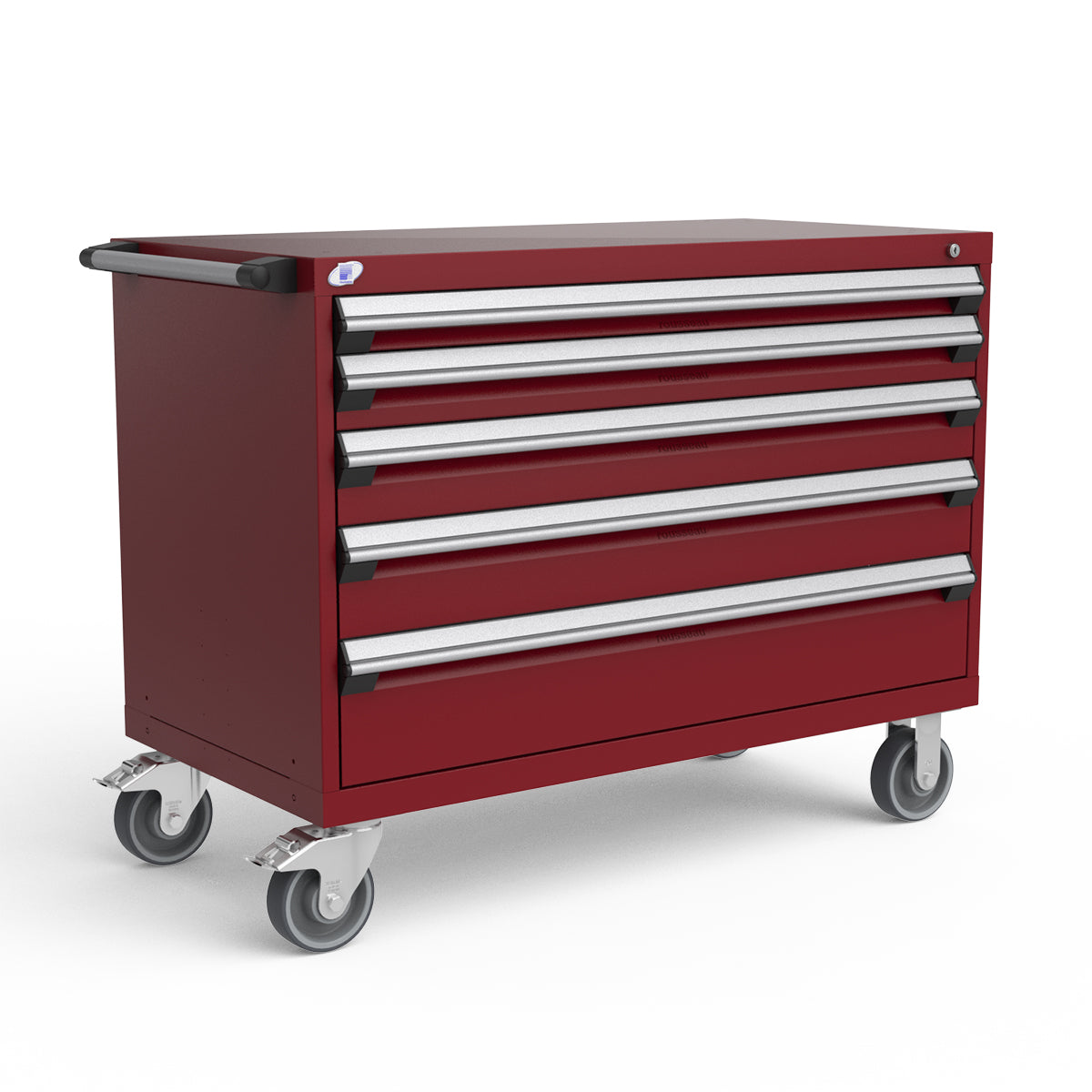 Mobile Modular Drawer Cabinets – 48"W x 24"D x 37"H – 5 drawers