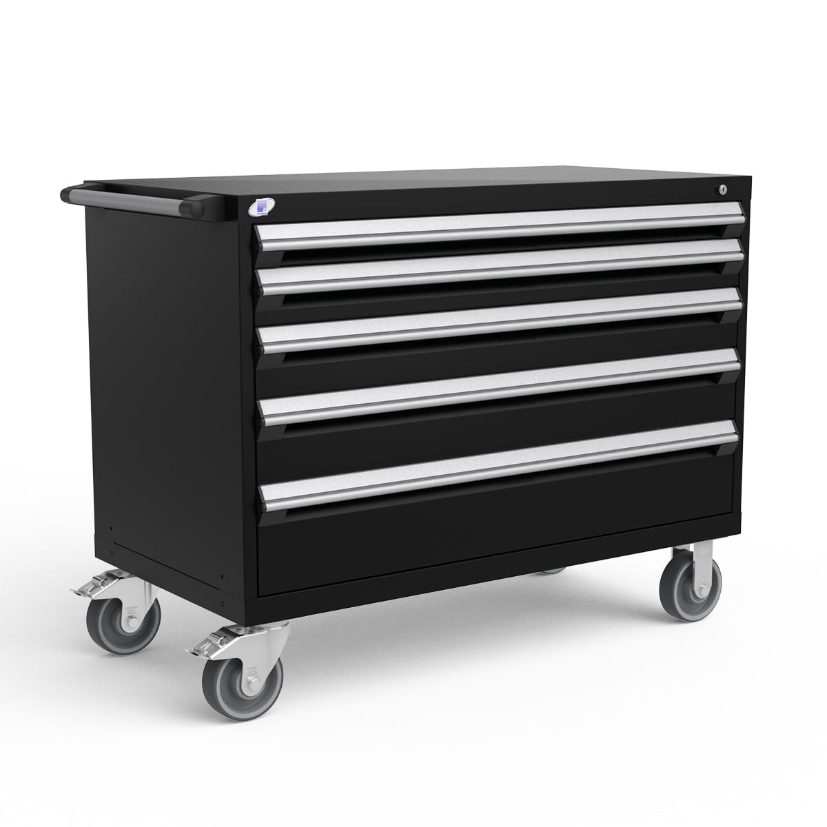 Mobile Modular Drawer Cabinets – 48"W x 24"D x 37"H – 5 drawers