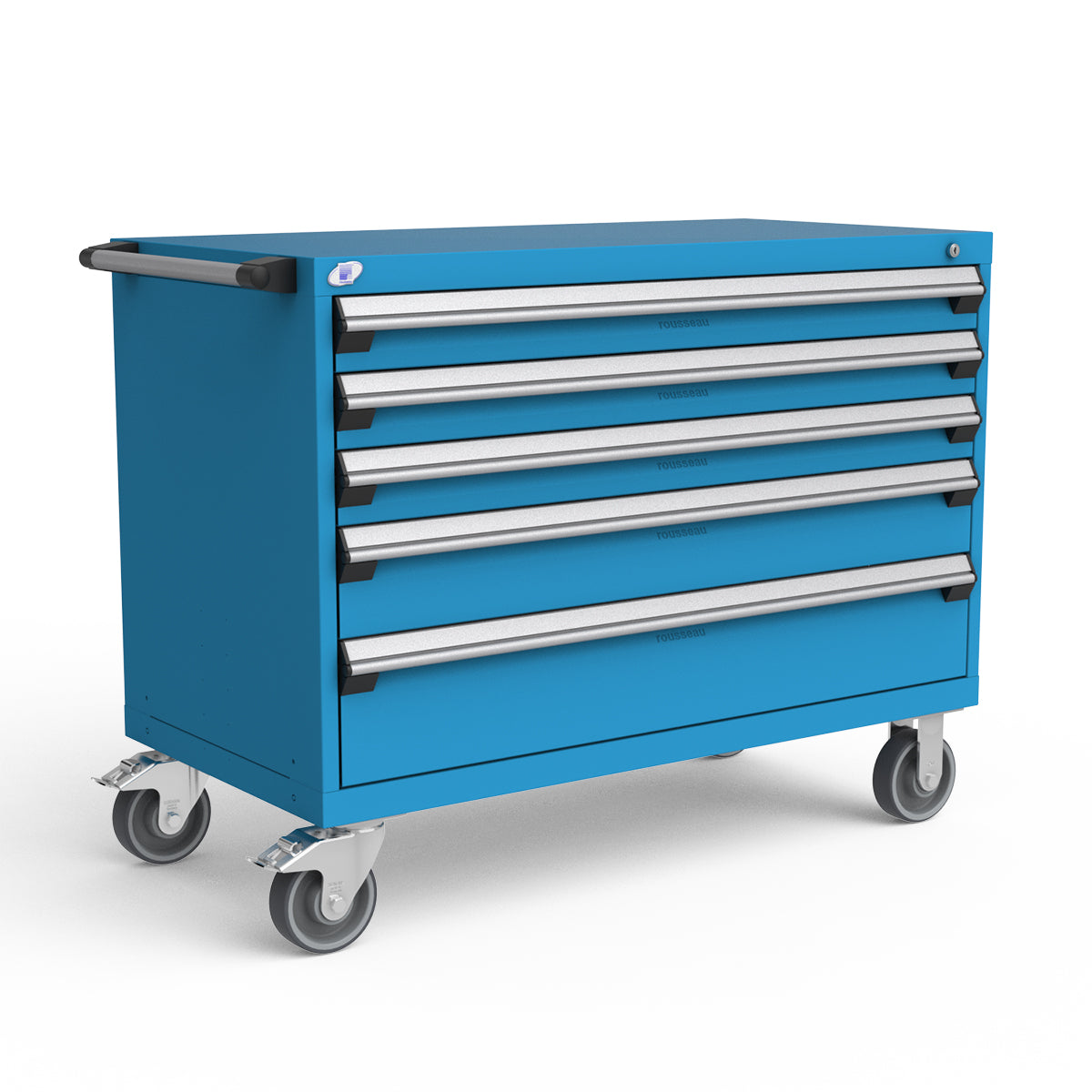 Mobile Modular Drawer Cabinets – 48"W x 24"D x 37"H – 5 drawers