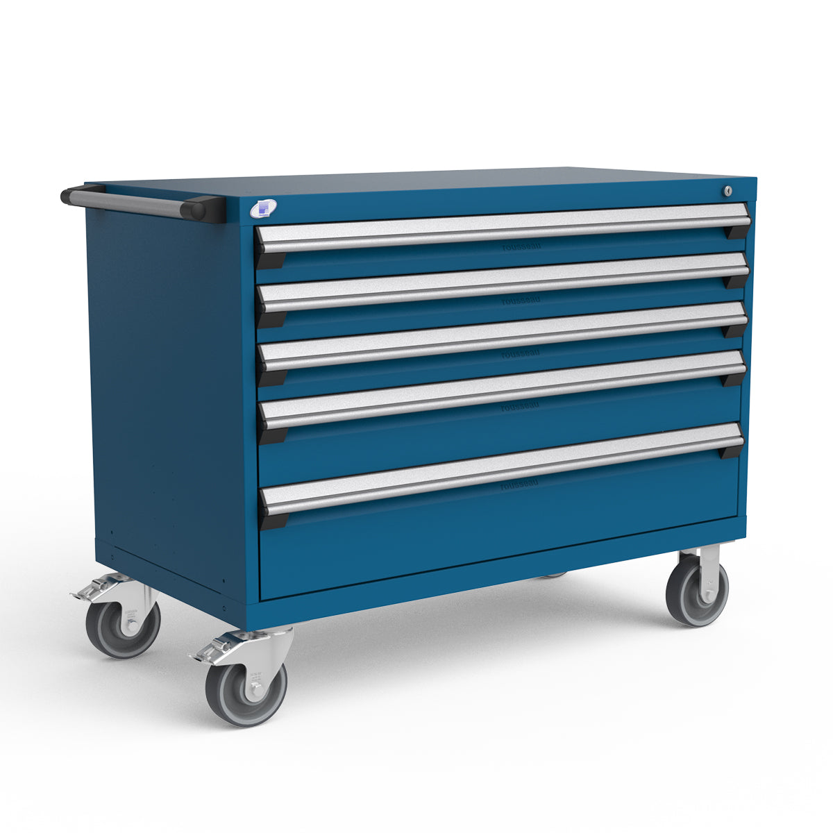Mobile Modular Drawer Cabinets – 48"W x 24"D x 37"H – 5 drawers