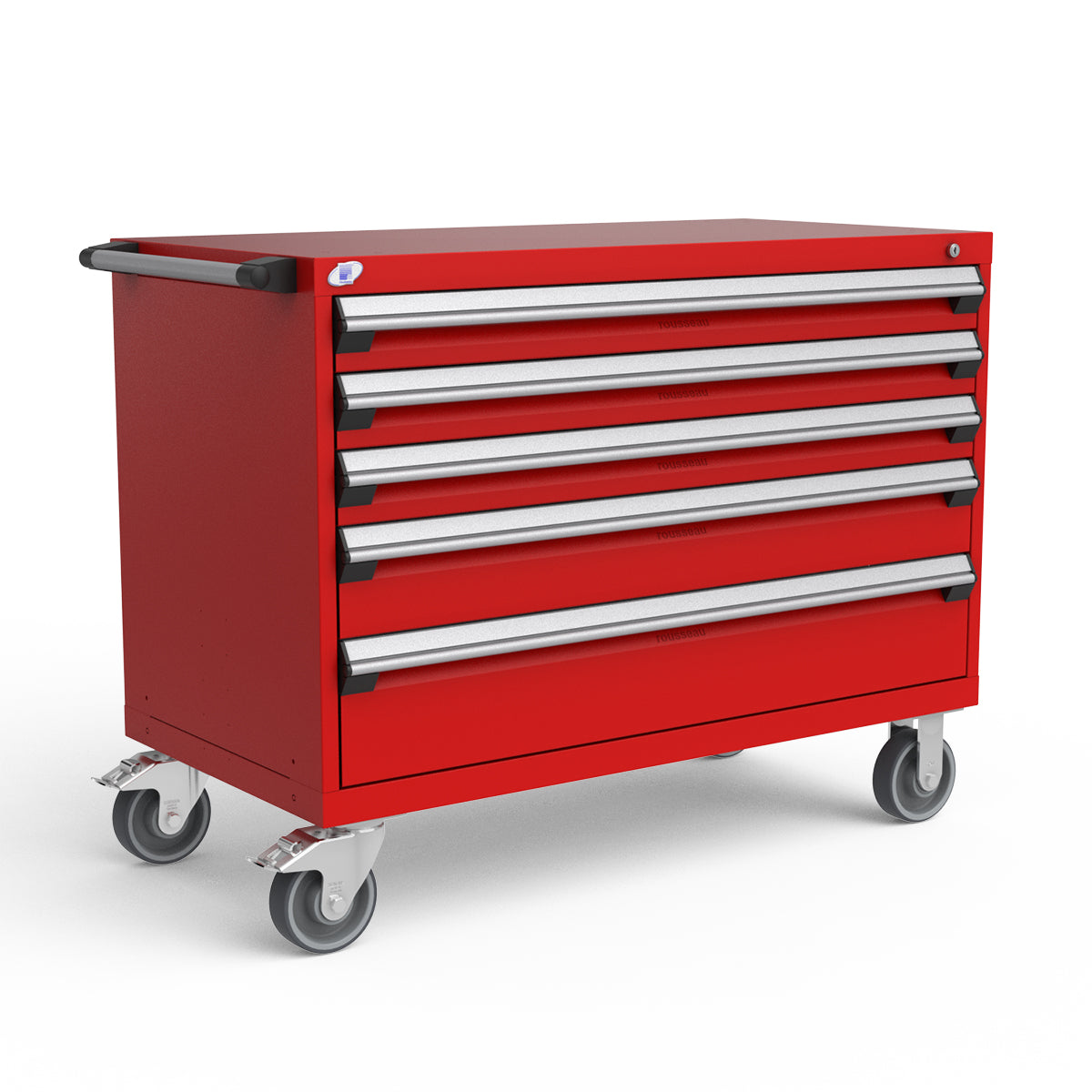Mobile Modular Drawer Cabinets – 48"W x 24"D x 37"H – 5 drawers