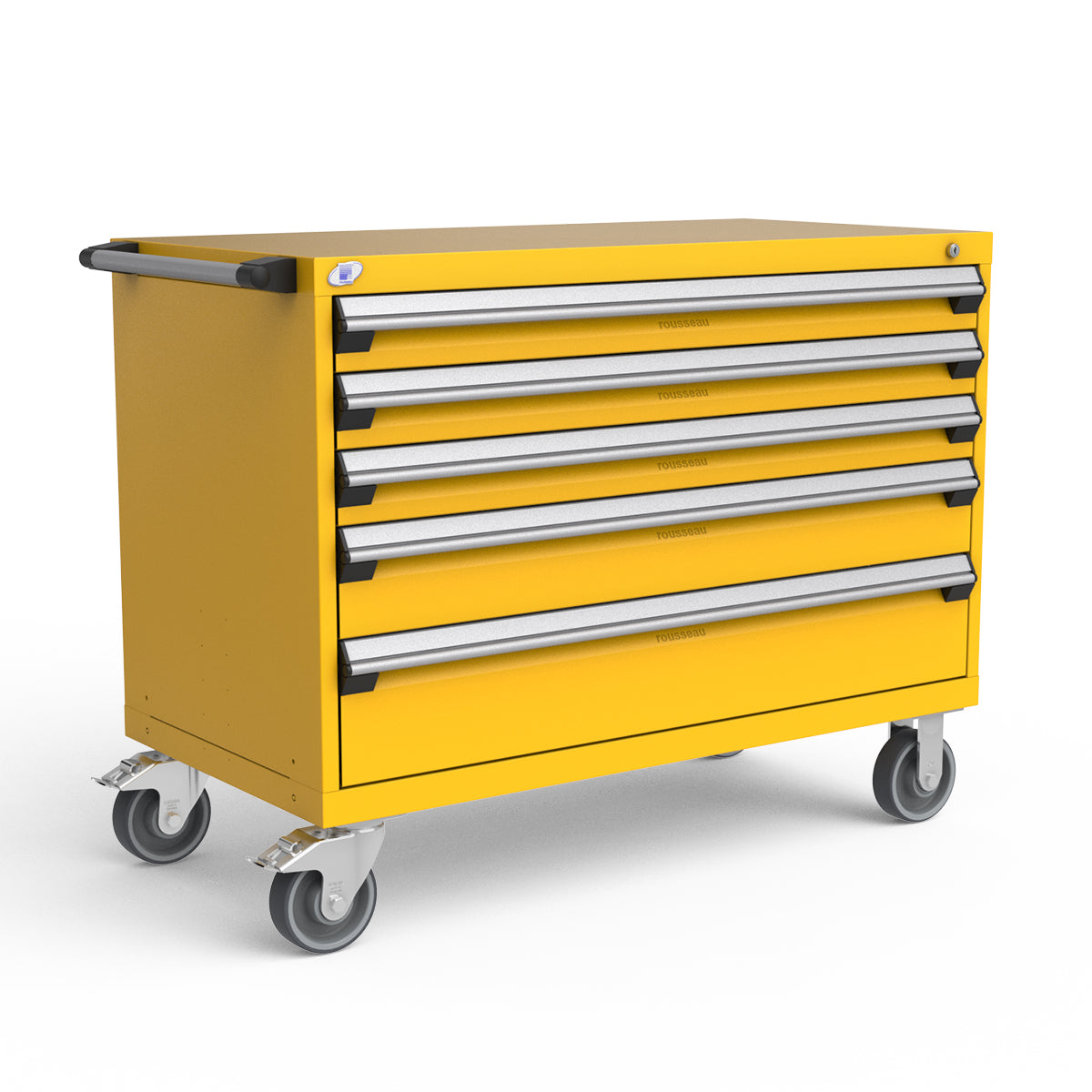 Mobile Modular Drawer Cabinets – 48"W x 24"D x 37"H – 5 drawers