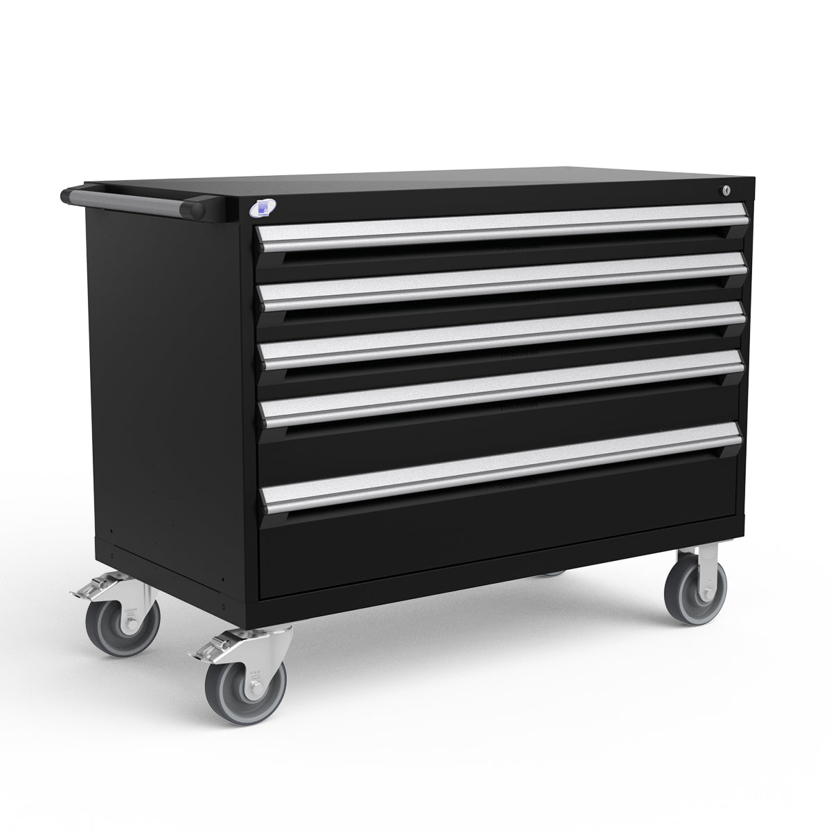 Mobile Modular Drawer Cabinets – 48"W x 24"D x 37"H – 5 drawers