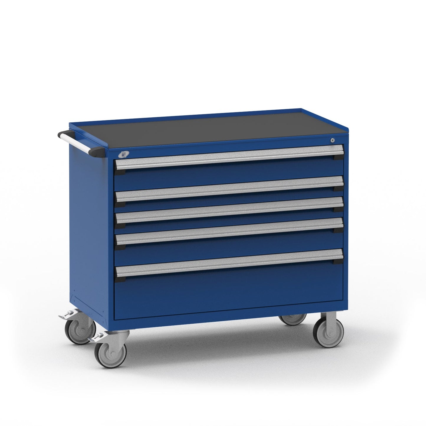 Mobile Modular Drawer Cabinets – 48"W x 24"D x 42"H – 5 drawers