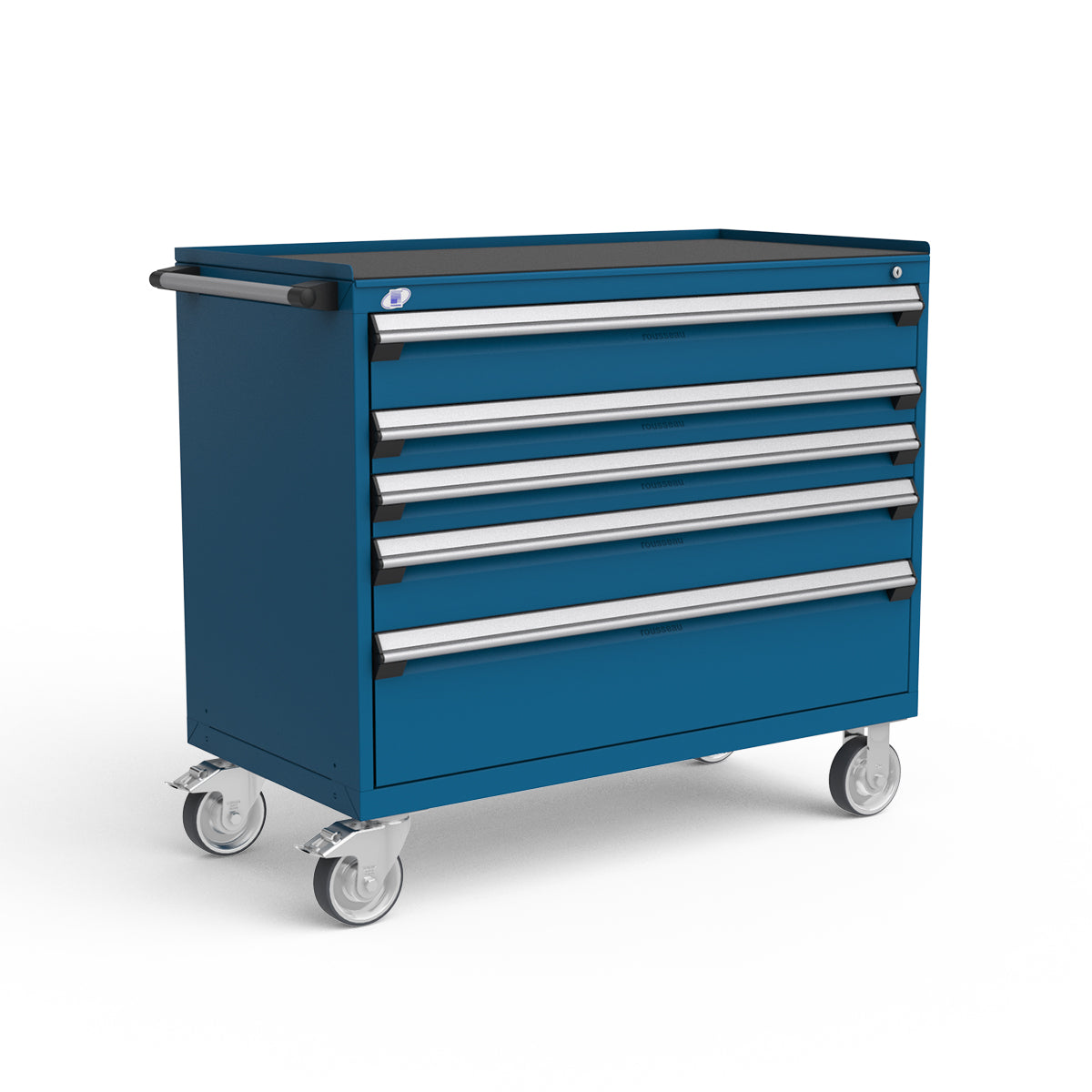 Mobile Modular Drawer Cabinets – 48"W x 24"D x 42"H – 5 drawers