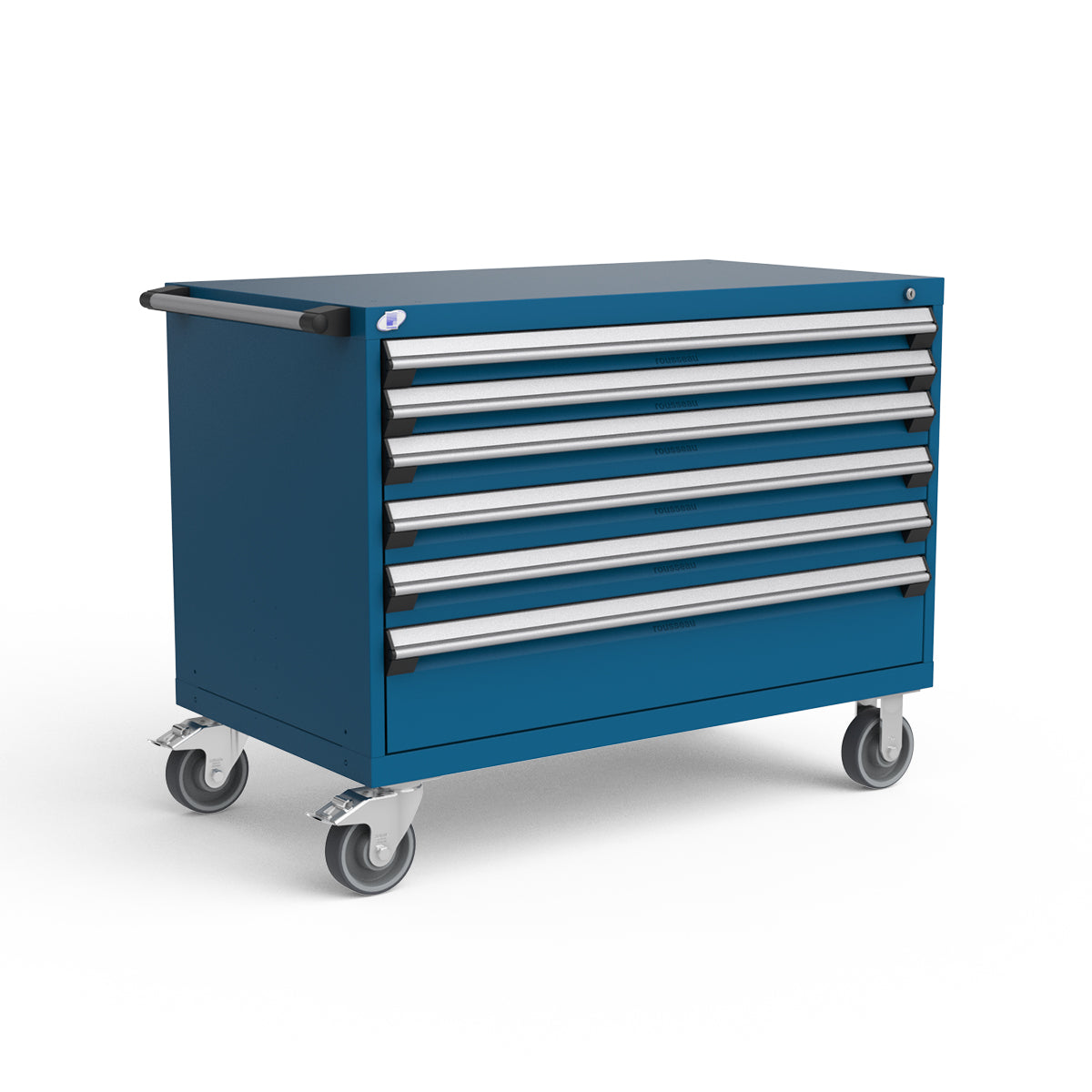Mobile Modular Drawer Cabinet - 48"W x 27"D x 37 1/2"H - 6 drawers