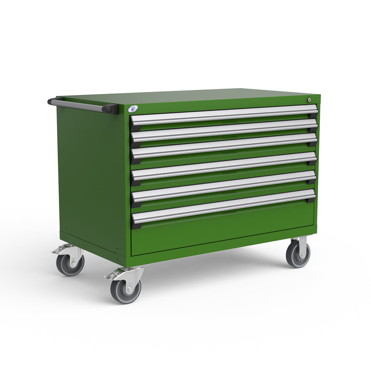 Mobile Modular Drawer Cabinet - 48"W x 27"D x 37 1/2"H - 6 drawers