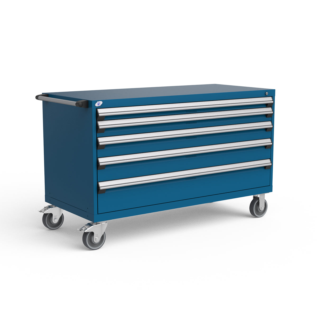 Mobile Modular Drawer Cabinet - 60"W x 27"D x 37 1/2"H - 5 drawers