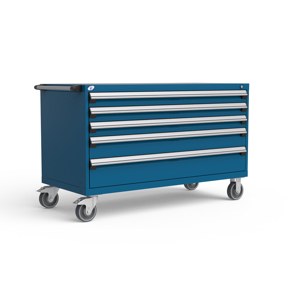 Mobile Modular Drawer Cabinet - 60"W x 27"D x 37 1/2"H - 5 drawers