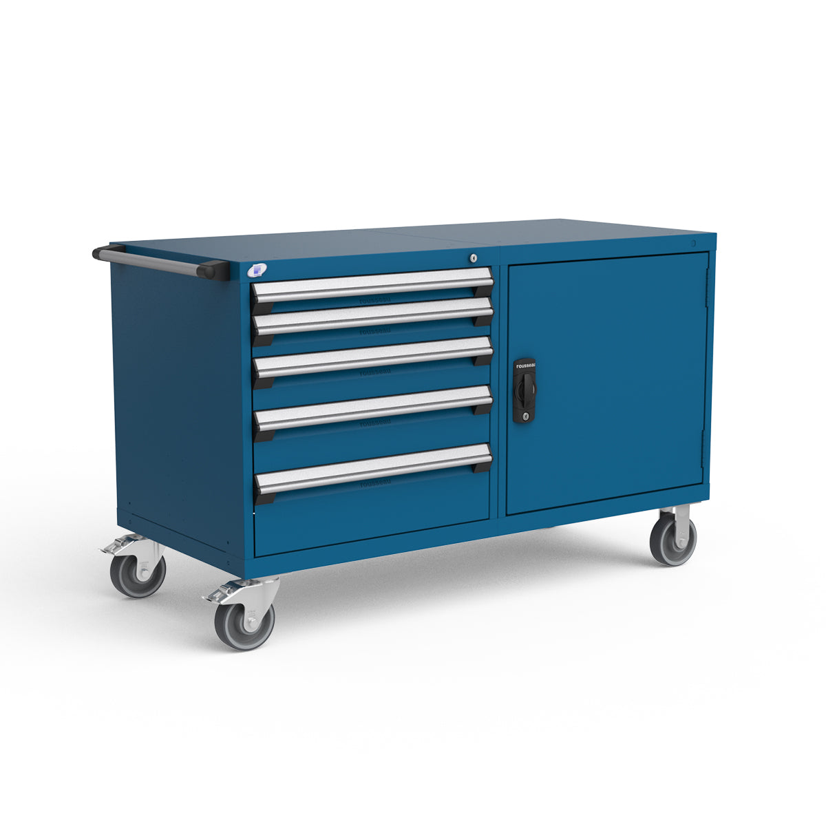 Mobile Modular Drawer Cabinet - 60"W X 27"D X 37 1/2"H - 5 drawers