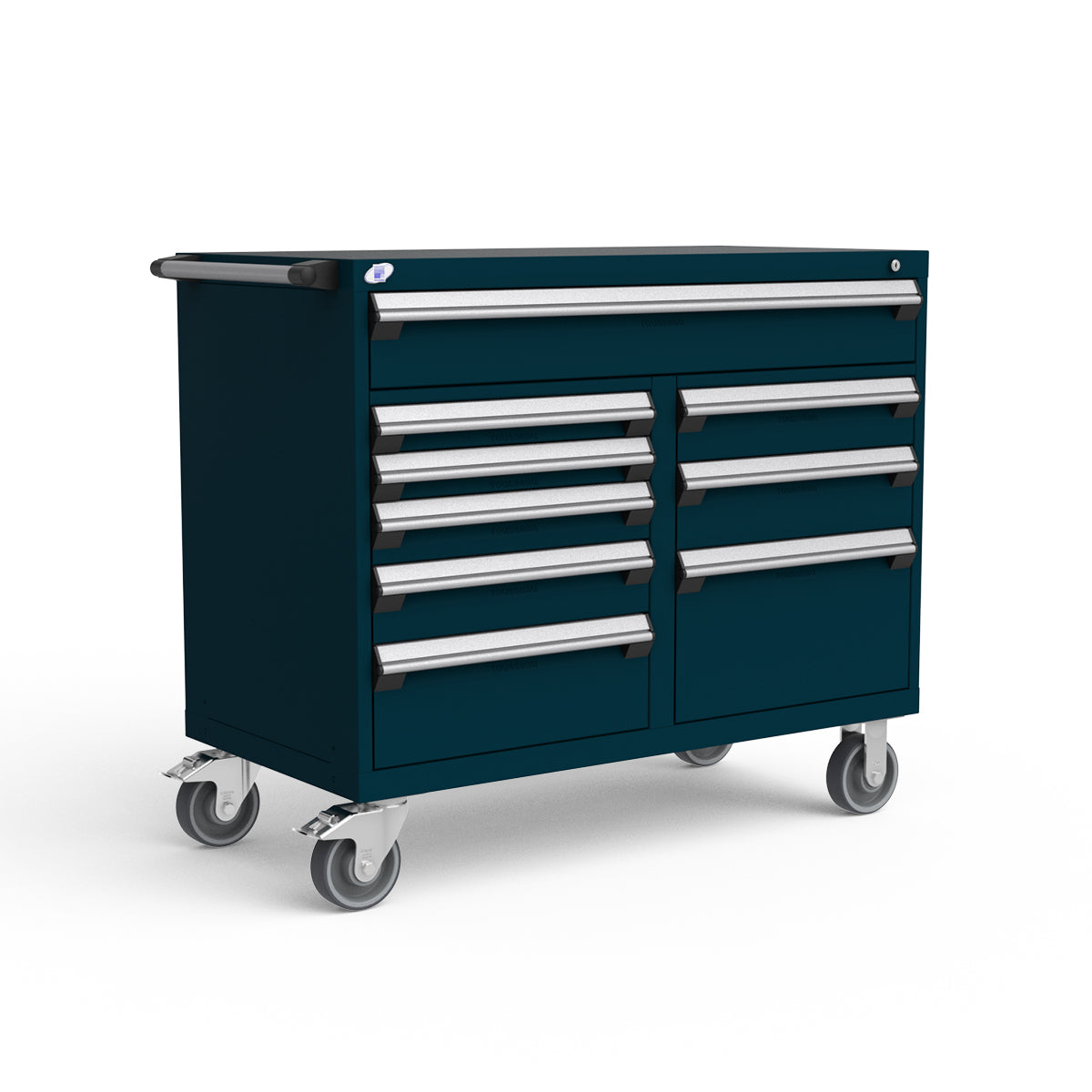 Mobile Modular Drawer Cabinets – 48"W x 24"D x 41"H – 9 drawers